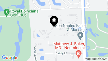 Map of 2274 Hawksridge DR, NAPLES FL, 34105