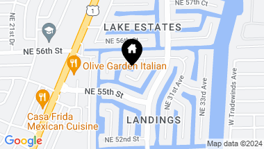 Map of 2871 NE 55th Ct, Fort Lauderdale FL, 33308