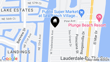 Map of 267 Avalon Ave, Lauderdale By The Sea FL, 33308