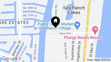 Map of 20 Minnetonka Rd, Sea Ranch Lakes FL, 33308