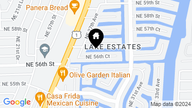 Map of 2751 NE 56th Court, Fort Lauderdale FL, 33308