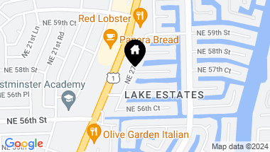 Map of 2700 NE 57th Ct, Fort Lauderdale FL, 33308