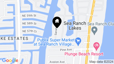 Map of 20 Saranac Rd, Sea Ranch Lakes FL, 33308