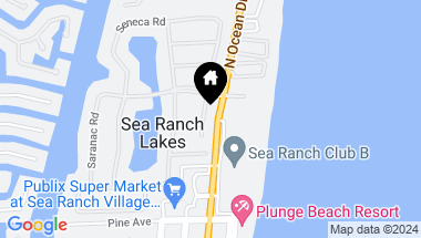 Map of 6 Winnebago Rd, Sea Ranch Lakes FL, 33308