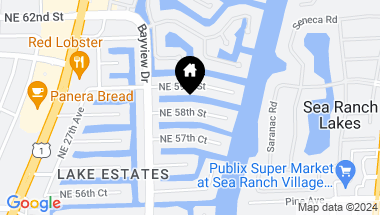 Map of 3201 NE 58th St, Fort Lauderdale FL, 33308