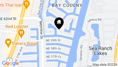 Map of 30 Bay Colony Lane, Fort Lauderdale FL, 33308