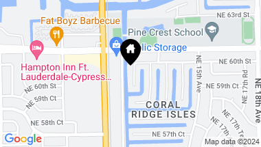 Map of 5911 NE 14th Lane 201s, Fort Lauderdale FL, 33334