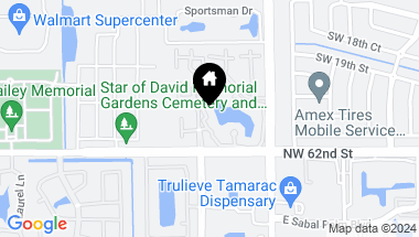 Map of 2132 Champions Way, North Lauderdale FL, 33068