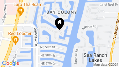 Map of 2 BAY COLONY PT, Fort Lauderdale FL, 33308