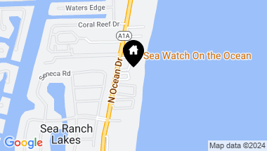 Map of 6000 N Ocean Blvd # 6E, Lauderdale By The Sea FL, 33308