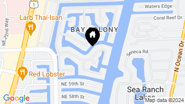 Map of 101 Bay Colony Dr, Fort Lauderdale FL, 33308