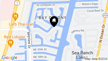 Map of 121 Bay Colony Dr, Fort Lauderdale FL, 33308