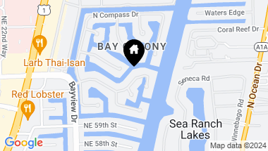 Map of 111 Bay Colony Dr, Fort Lauderdale FL, 33308
