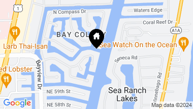 Map of 141 BAY COLONY DR, Fort Lauderdale FL, 33308