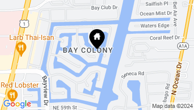 Map of 90 Compass Lane, Fort Lauderdale FL, 33308