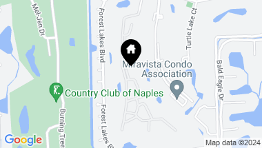 Map of 1084 Forest Lakes DR # 7101, NAPLES FL, 34105