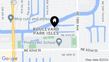 Map of 6320 NE 15th Avenue, Fort Lauderdale FL, 33334
