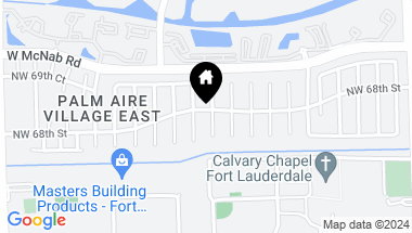 Map of 6751 NW 27th Ave, Fort Lauderdale FL, 33309