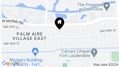 Map of 6815 NW 27th Ave, Fort Lauderdale FL, 33309