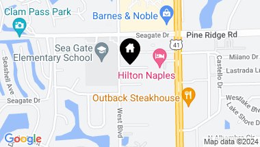 Map of 720 Anderson DR, NAPLES FL, 34103