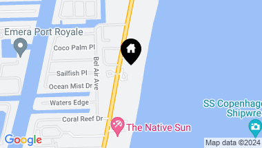 Map of 1700 S Ocean Blvd 10A, Lauderdale By The Sea FL, 33062
