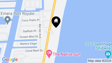 Map of 1700 S Ocean Blvd # 17D, Lauderdale By The Sea FL, 33062