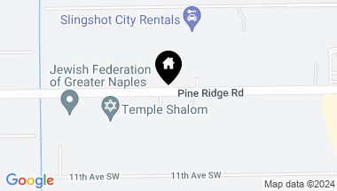 Map of Pine Ridge RD, NAPLES FL, 34116