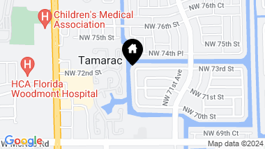 Map of 7203 NW 73rd Ave, Tamarac FL, 33321