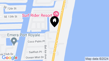 Map of 1481 S Ocean Blvd 119A, Lauderdale By The Sea FL, 33062