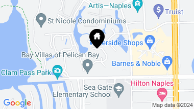 Map of 537 Bay Villas LN # 100, NAPLES FL, 34108