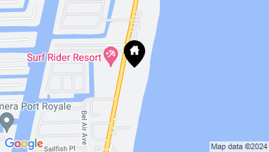 Map of 1460 S Ocean Blvd 402, Lauderdale By The Sea FL, 33062