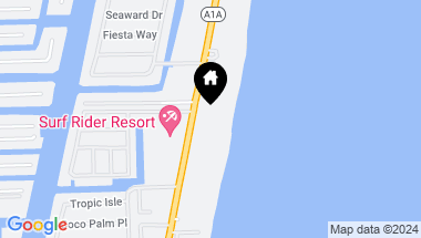 Map of 1430 S OCEAN BLVD 5A, Lauderdale By The Sea FL, 33062