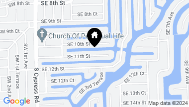 Map of 321 SE 11th Street, Pompano Beach FL, 33060