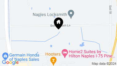 Map of 6760 Bottlebrush LN, NAPLES FL, 34109