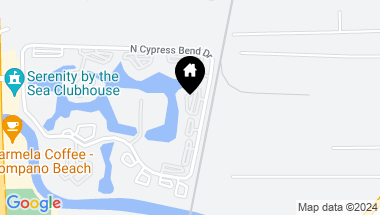 Map of 2106 S Cypress Bend Dr 206, Pompano Beach FL, 33069