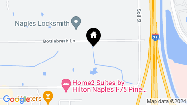 Map of 6580 Bottlebrush LN, NAPLES FL, 34109