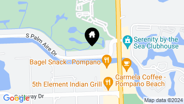 Map of 2651 S Palm Aire Dr 406, Pompano Beach FL, 33069