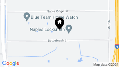 Map of 6731 Bottlebrush LN, NAPLES FL, 34109