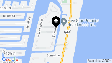 Map of 1650 E Terra Mar Drive, Lauderdale By The Sea FL, 33062