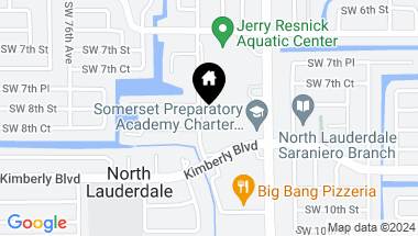 Map of 816 SW 73rd Ave 6, North Lauderdale FL, 33068