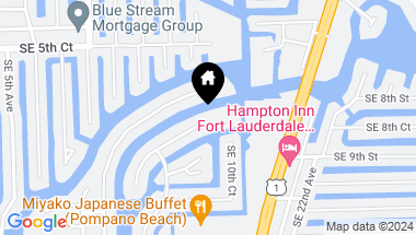 Map of 934 SE 9th Avenue 7, Pompano Beach FL, 33060