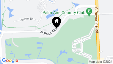 Map of 2900 N Palm Aire Drive 105, Pompano Beach FL, 33069