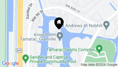 Map of 7736 Granville Dr # 205, Tamarac FL, 33321