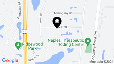 Map of 114 North ST, NAPLES FL, 34108