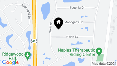 Map of 81 North ST, NAPLES FL, 34108