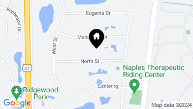 Map of 153 NORTH ST, NAPLES FL, 34108
