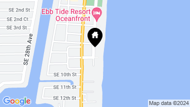 Map of 710 Briny Avenue South End, Pompano Beach FL, 33062