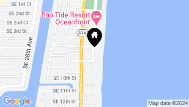 Map of 708 Briny Avenue 2, Pompano Beach FL, 33062
