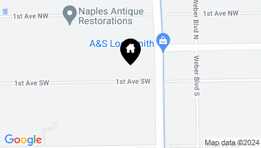Map of 4075 1st AVE SW, NAPLES FL, 34119