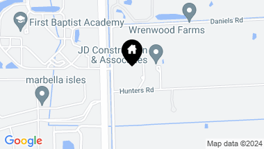 Map of 7051 Hunters RD, NAPLES FL, 34109